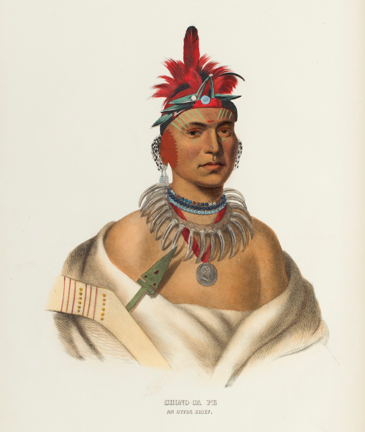 Charles Bird King, Chono Ca Pe, An Ottoe chief