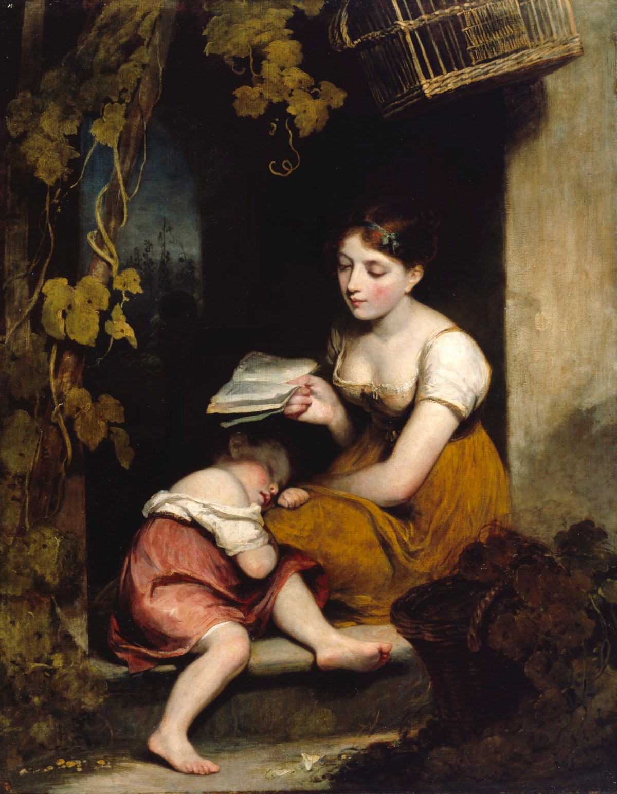 William Owen RA, Cottage Children