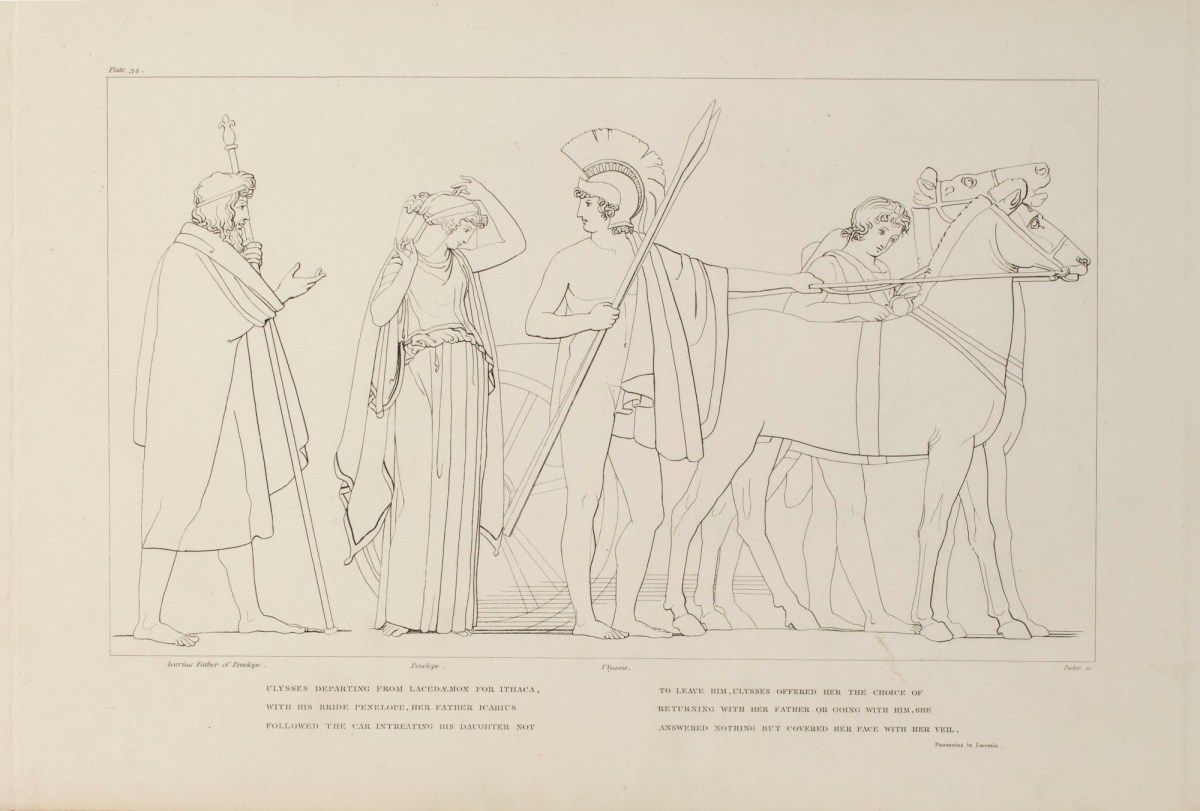 John Flaxman RA, Ulysses Departing from Lacedaemon for Ithaca