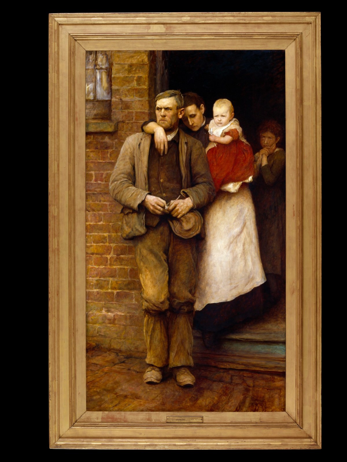 Unknown, Frame for Sir Hubert von Herkomer RA 'On Strike'