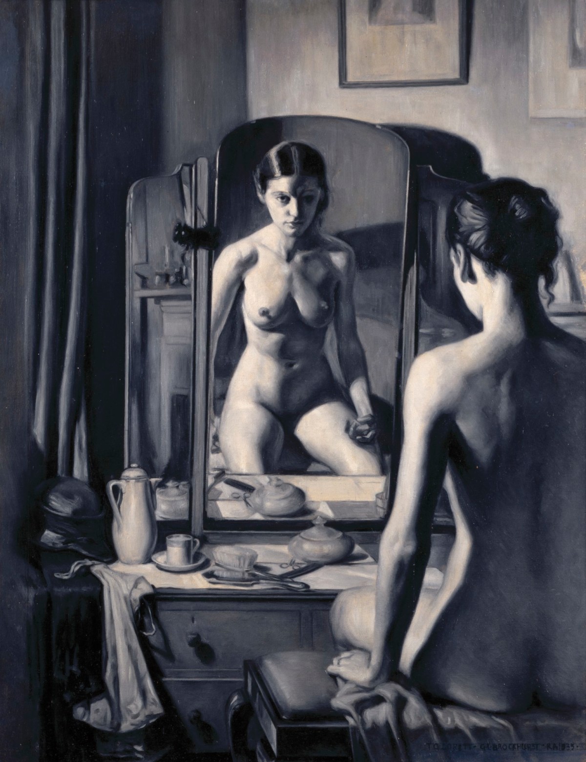Gerald Leslie Brockhurst RA, Adolescence