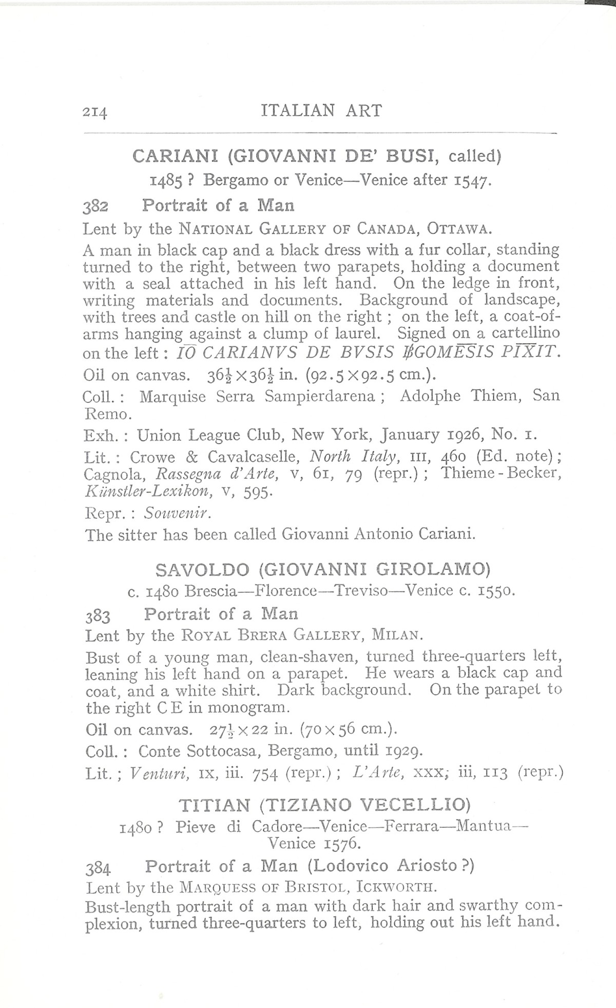 Page 218 of 1930 - Exhibition of Italian Art 1200-1900