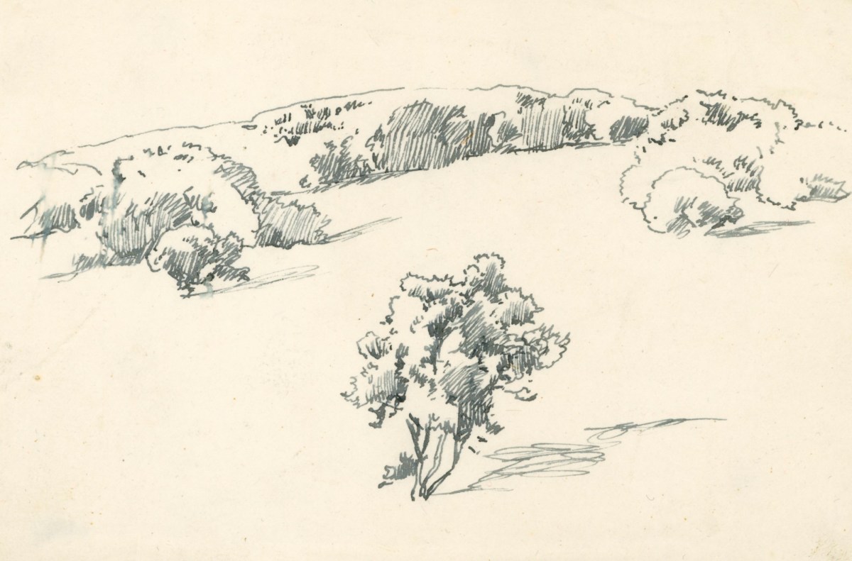 Alfred Parsons RA, Landscape with trees
