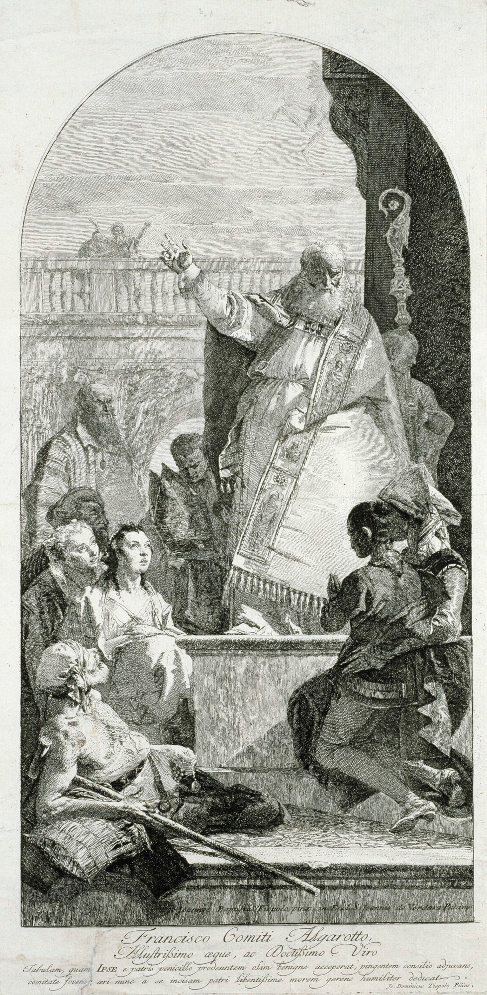 Giandomenico Tiepolo, St. Patrick cures a cripple