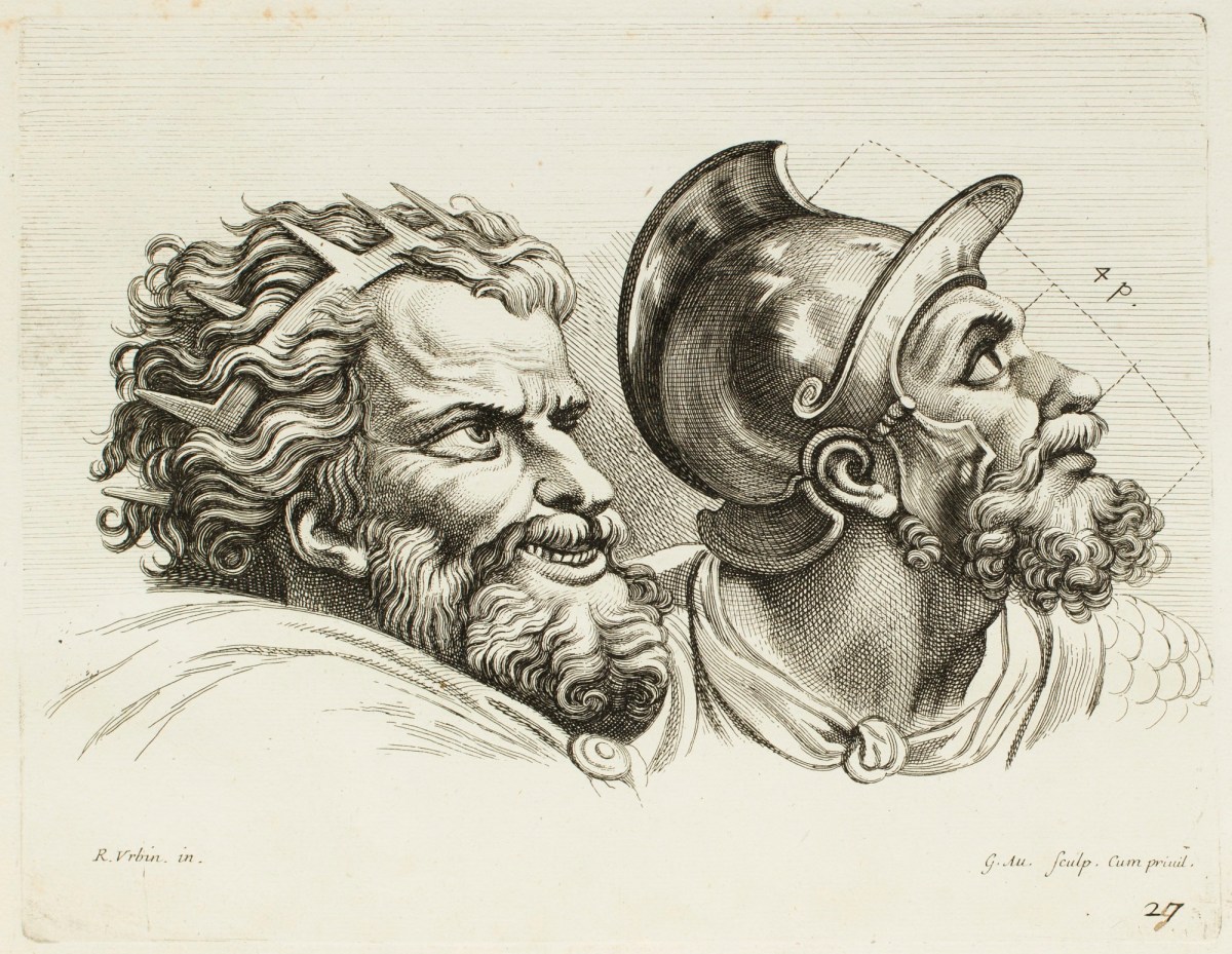 Gérard Audran, Crowned man and a soldier