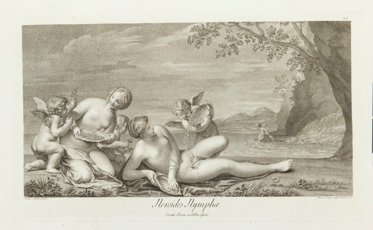 Francesco Albani, Two Nereids on a Shore.