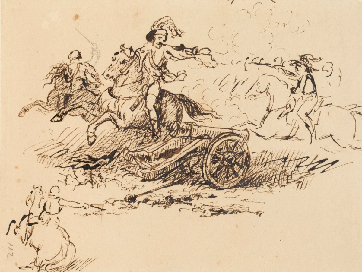 Abraham Cooper RA, Study for a battle scene