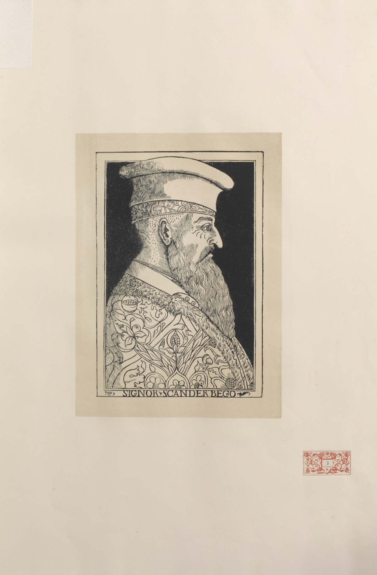 Unknown artist, Portrait of George Castriot, commonly called Scanderbeg, Prince of Epirus.
