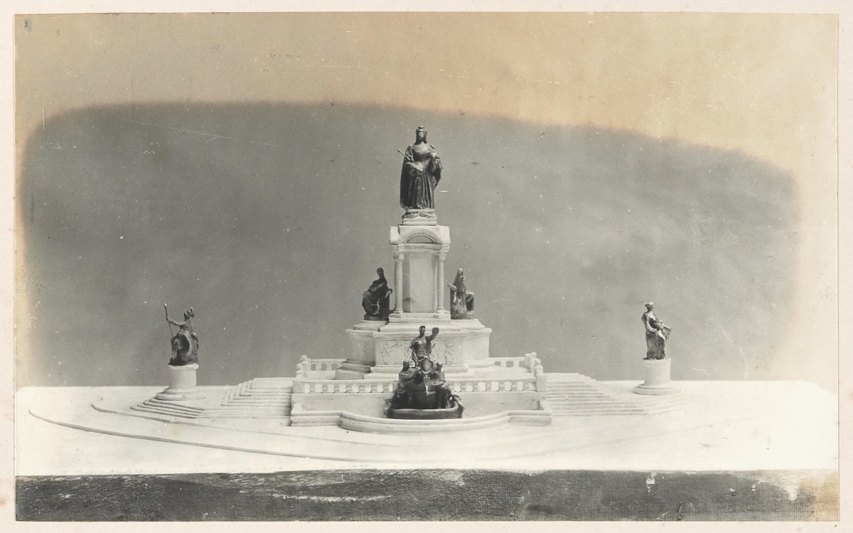Unidentified photographer, Design for a memorial to Queen Victoria.