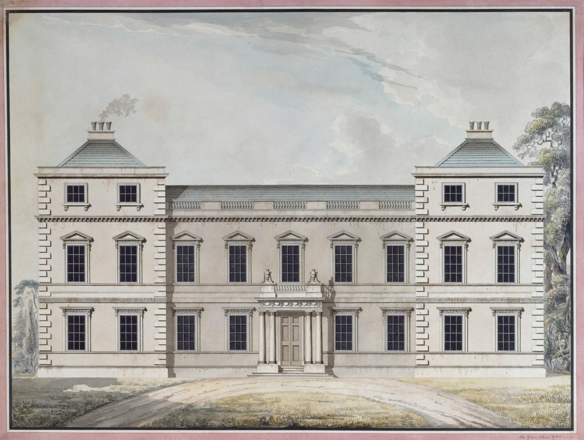 John Yenn RA, Design for a country house: elevation