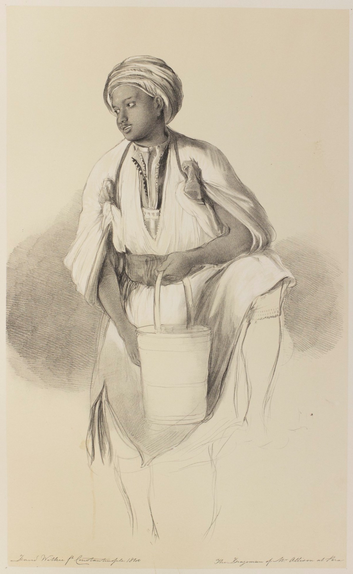 Sir David Wilkie RA, The Nubian Servant of Mr Allison at Pera