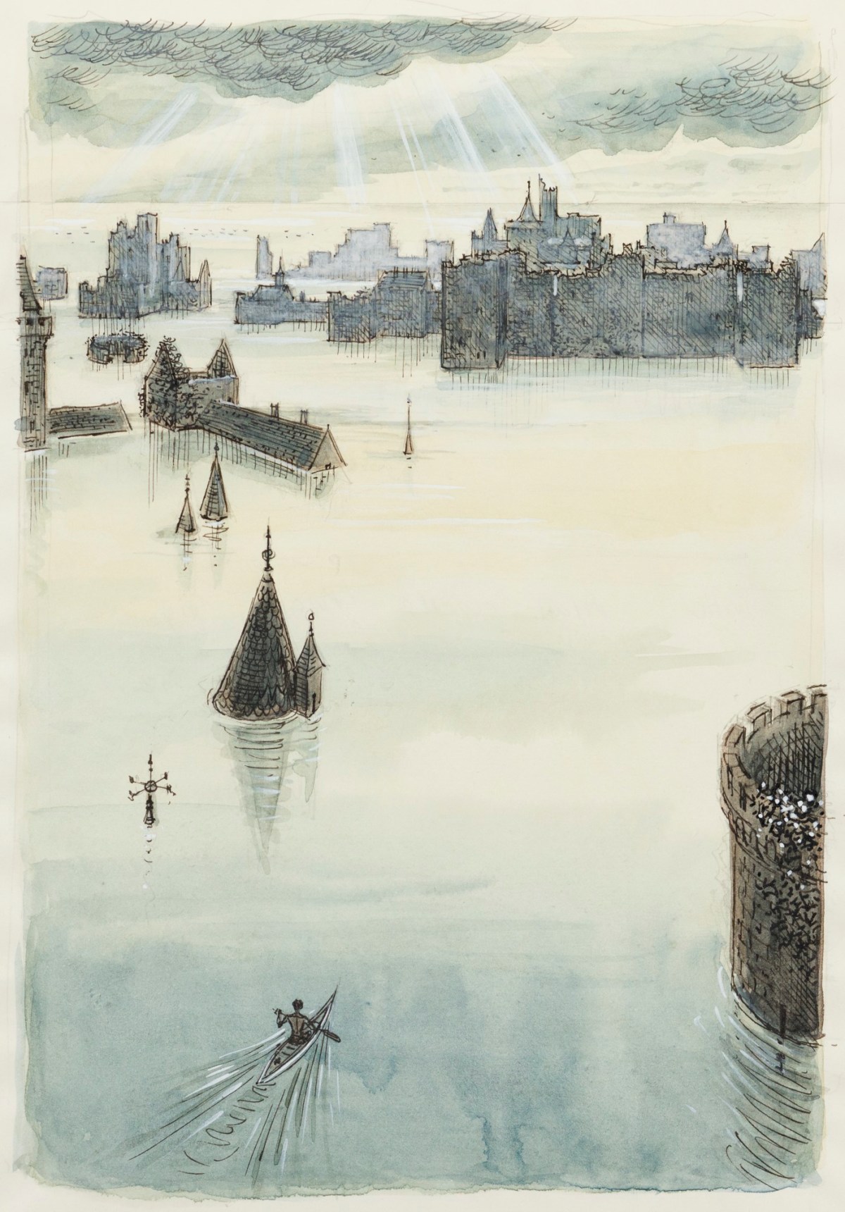 Charles W. Stewart, The Flood
