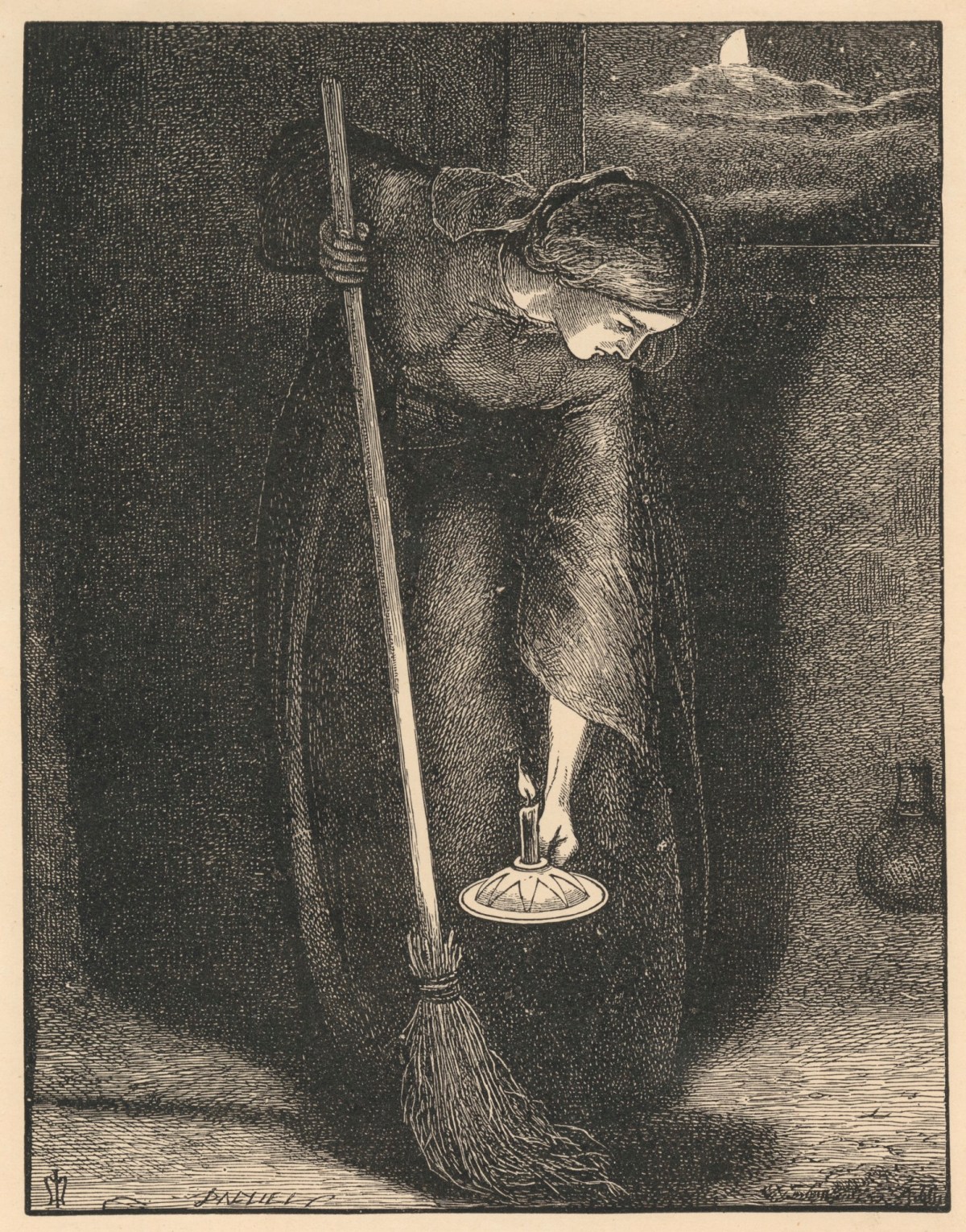 Sir John Everett Millais Bt. PRA, The Lost Piece of Silver