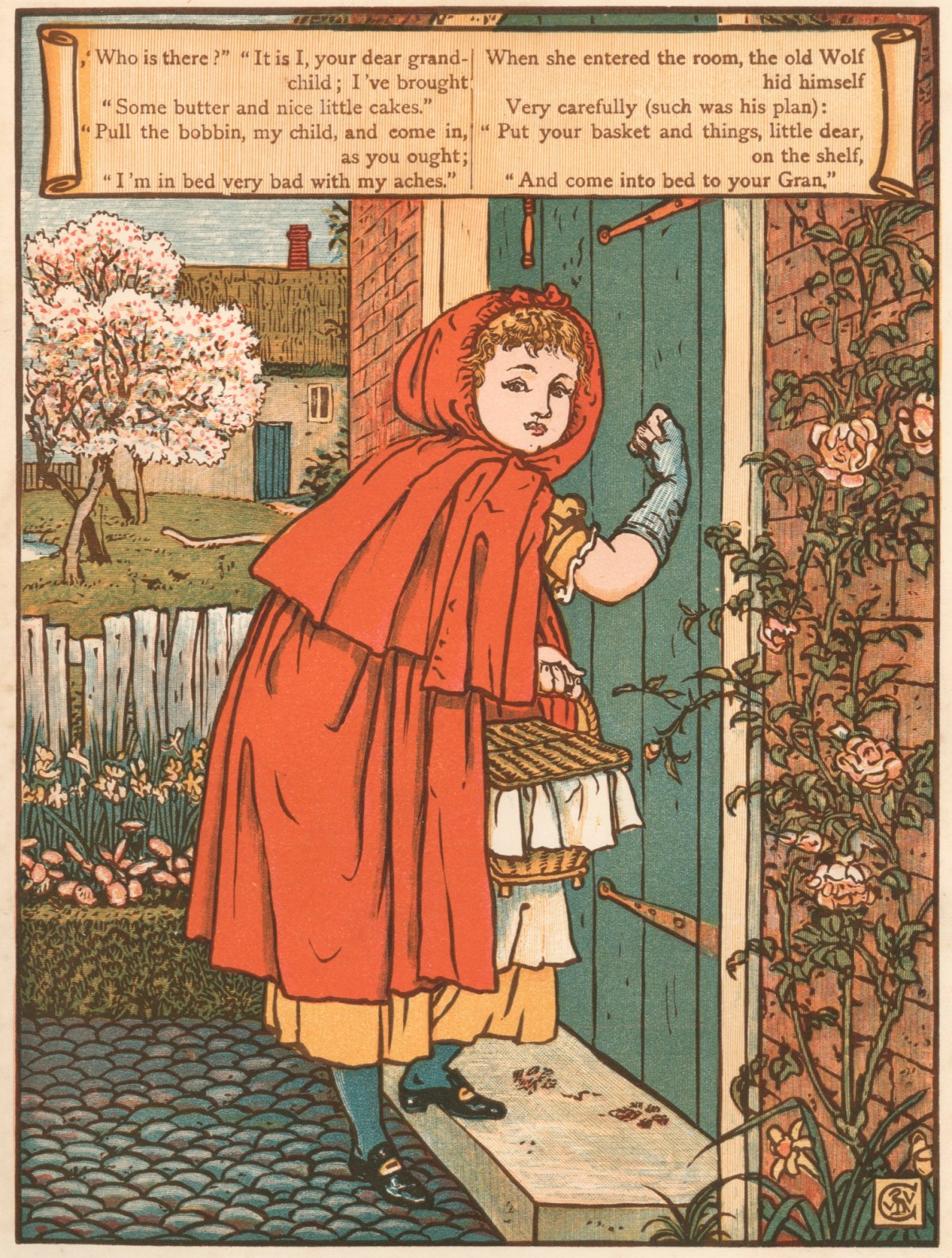 Walter Crane, "Who is there?" ...
