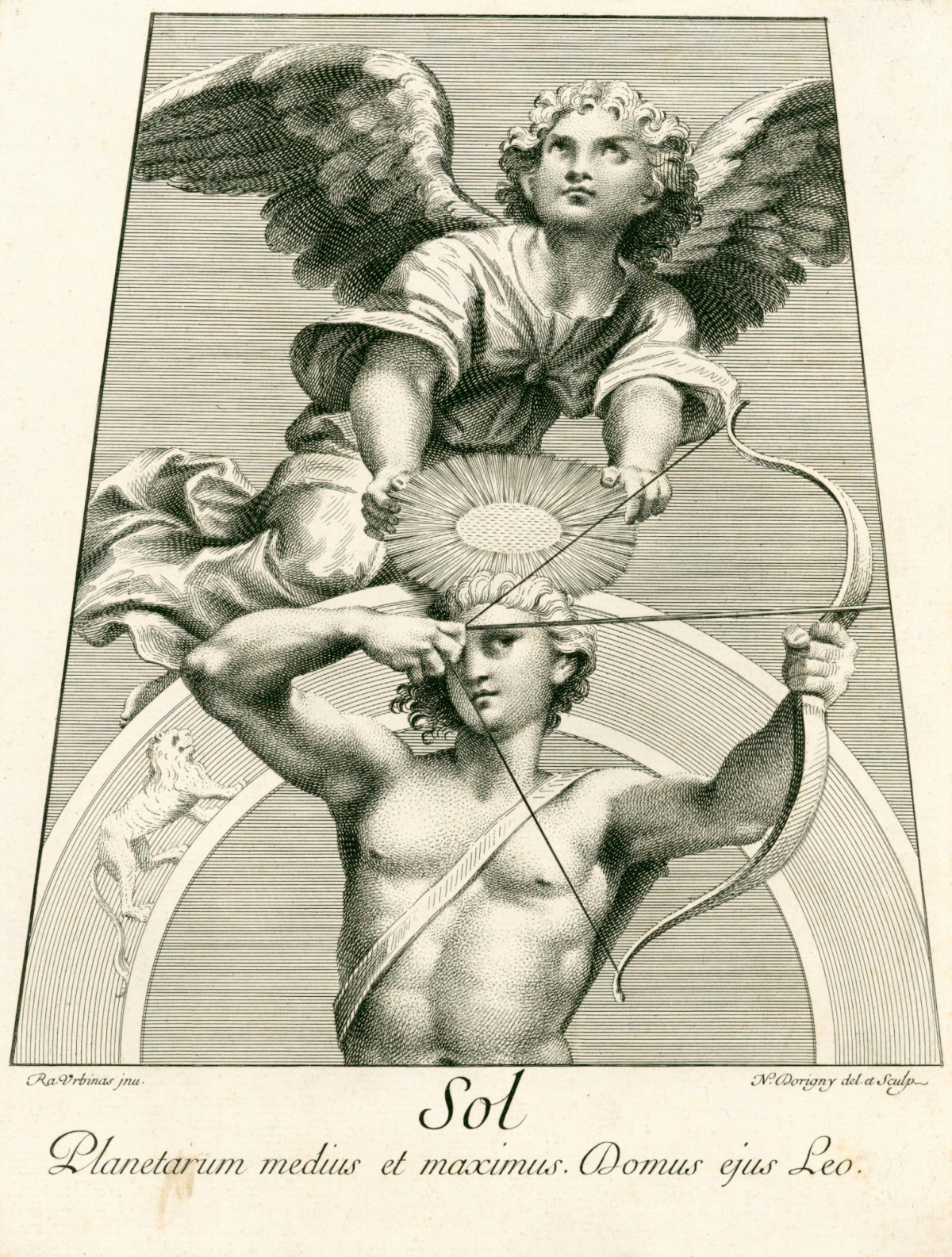 Sir Nicolas Dorigny, Raphaelis Sanctii Urbinatis Planetarium