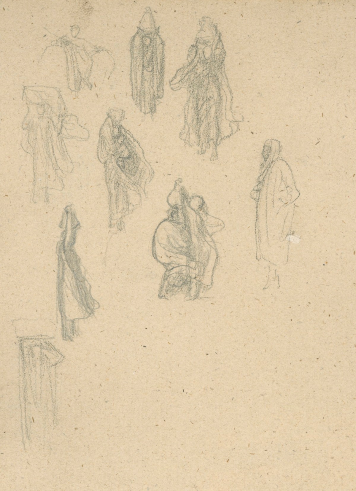Lord Leighton PRA, Thumbnail sketches of figures