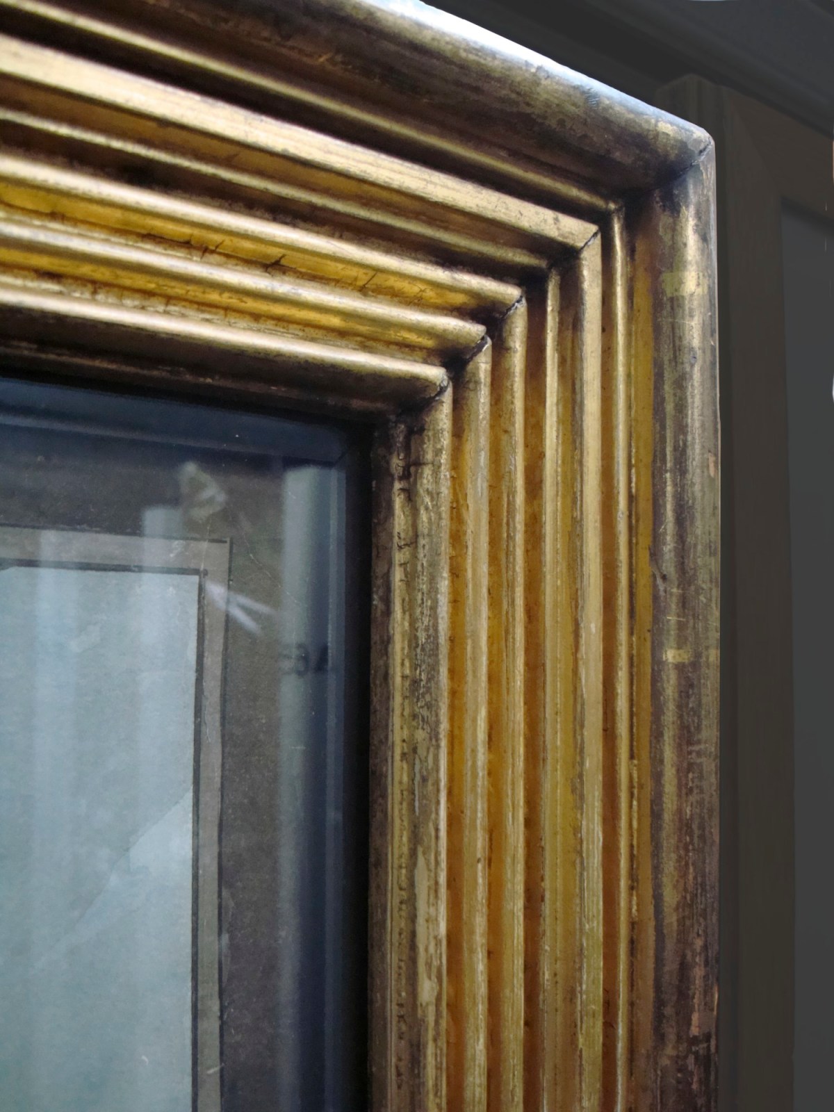 Thomas Temple - London, Frame for Sir John Soane 'Design for a New House of Lords: plan (insert) and perspective'
