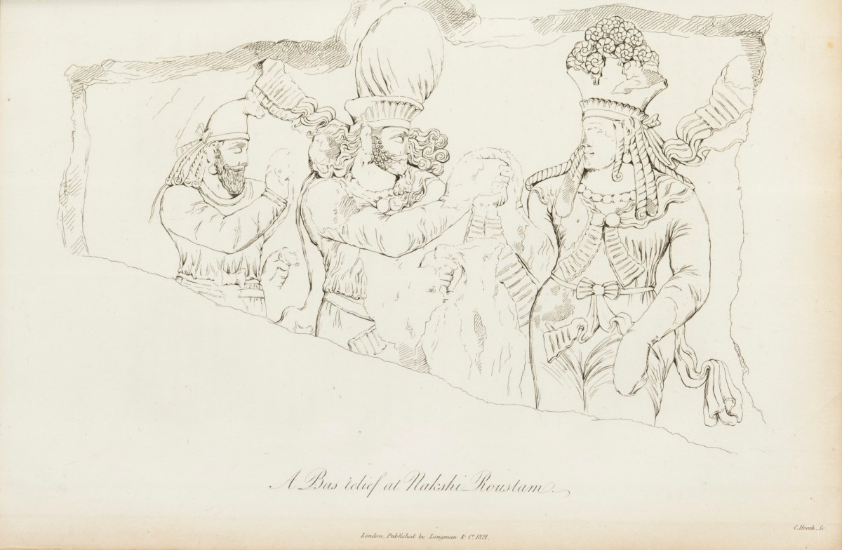 Sir Robert Ker Porter, Bas-relief representing the investiture of King Narseh
