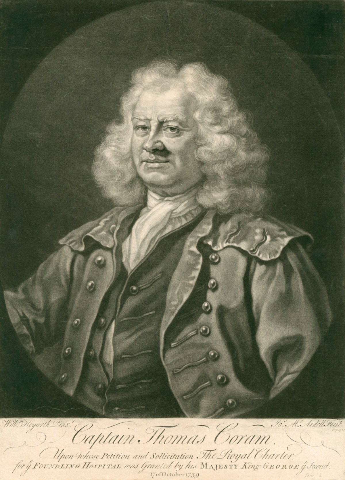 James MacArdell, Captain Thomas Coram
