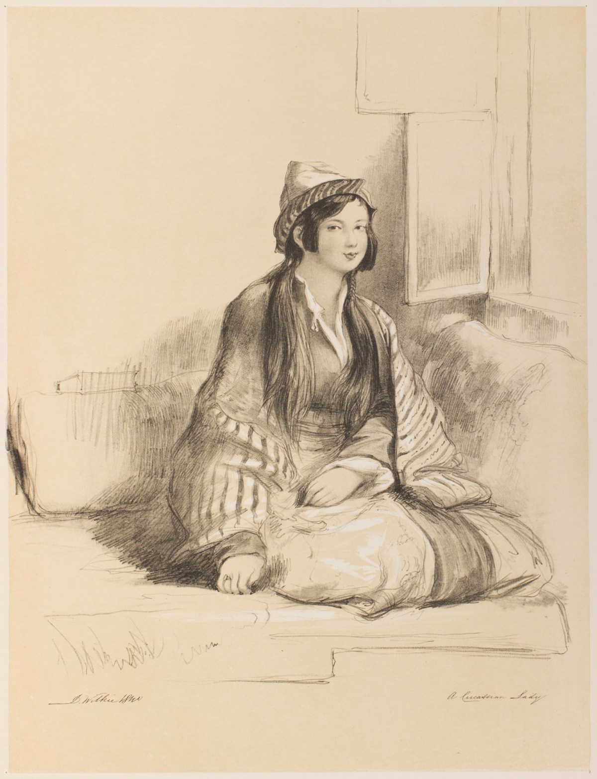 Sir David Wilkie RA, A Circassian Lady