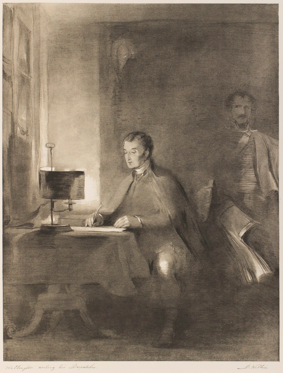 Sir David Wilkie RA, The Duke of Wellington writing a Despatch