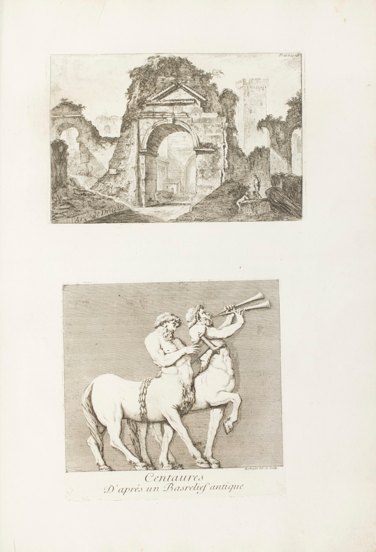 Jean Barbault, 'Arc de Drusus.'