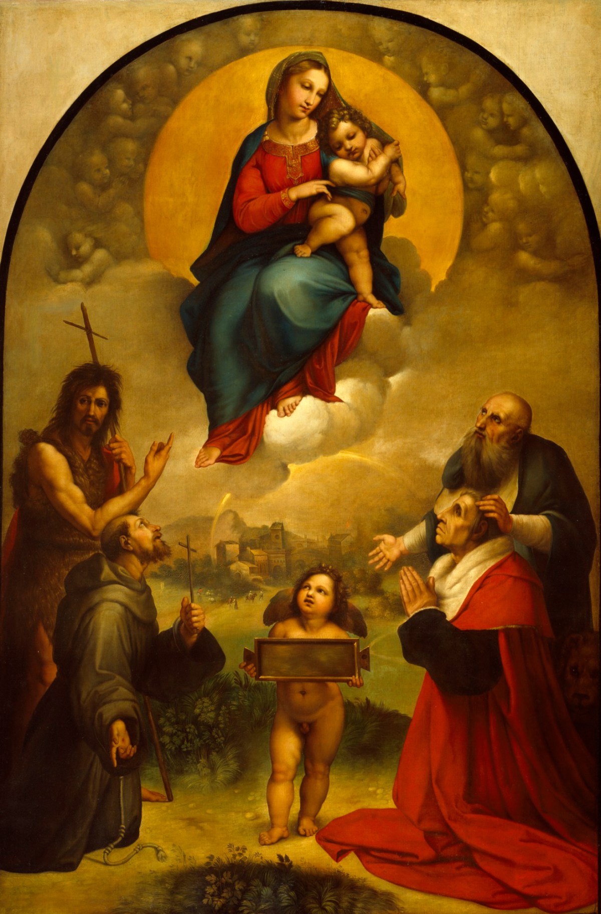 Anton Raphael Mengs, Madonna di Foligno