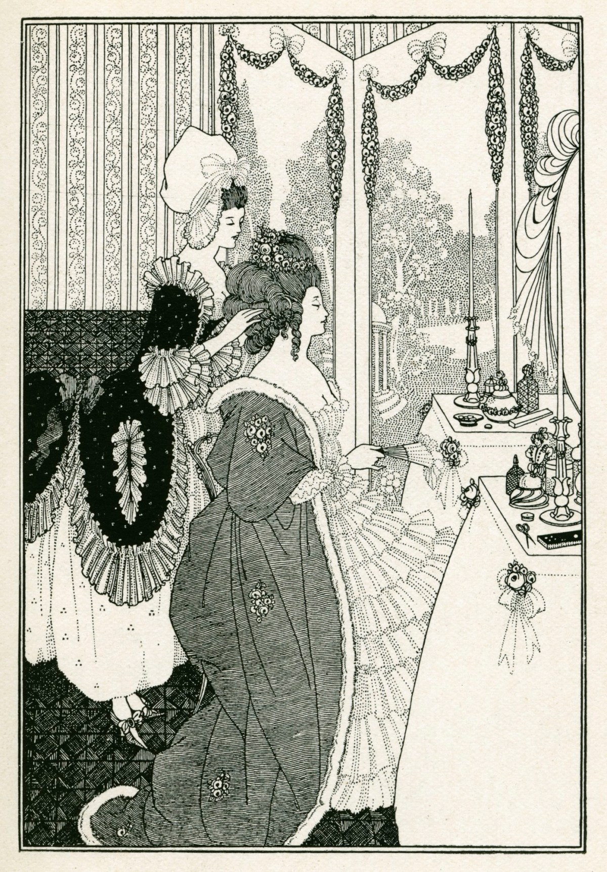 Aubrey Beardsley, The Toilet