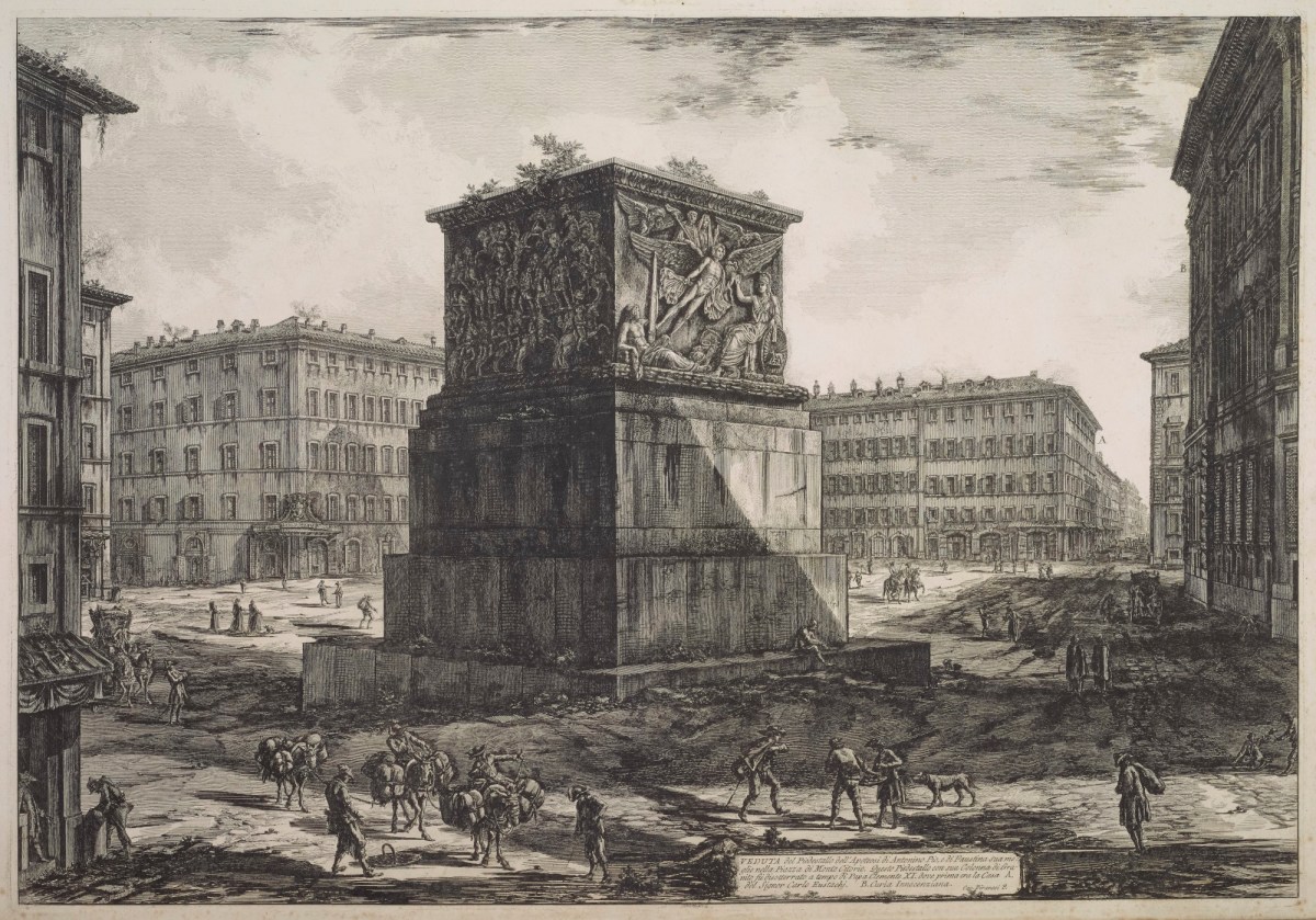 Unsigned, A view of the pedestal