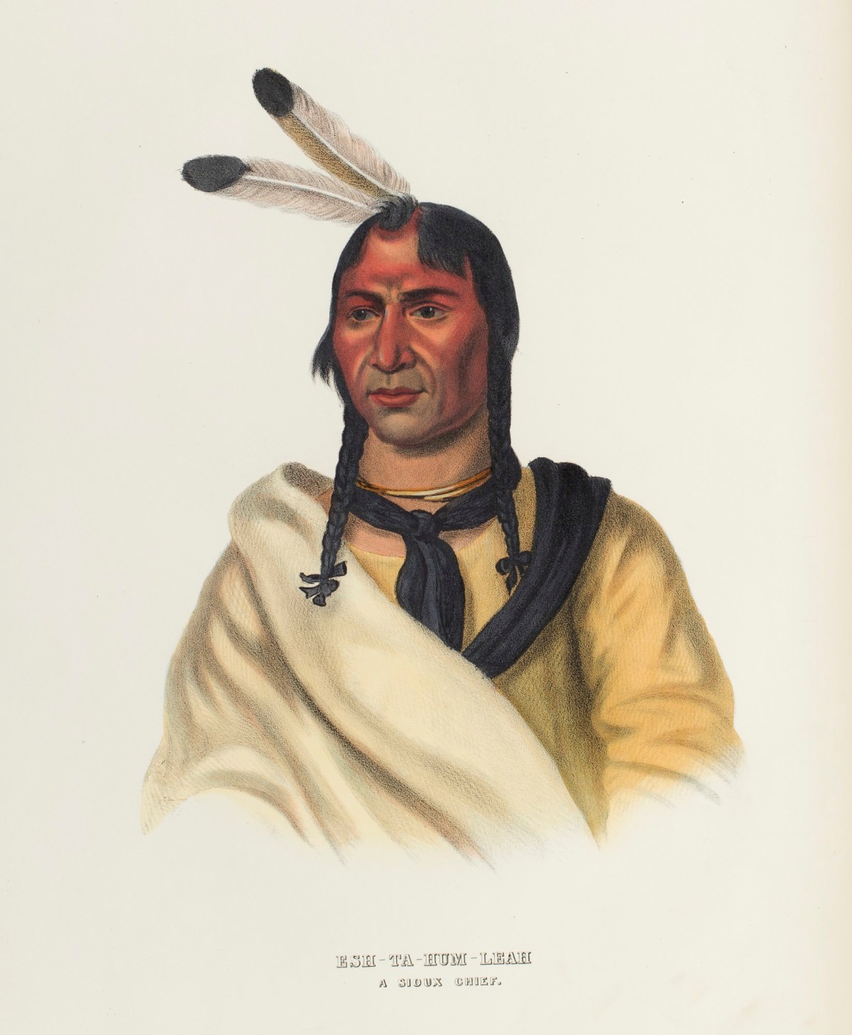 Charles Bird King, Esh - Ta - Hum - Leah, a Sioux Chief