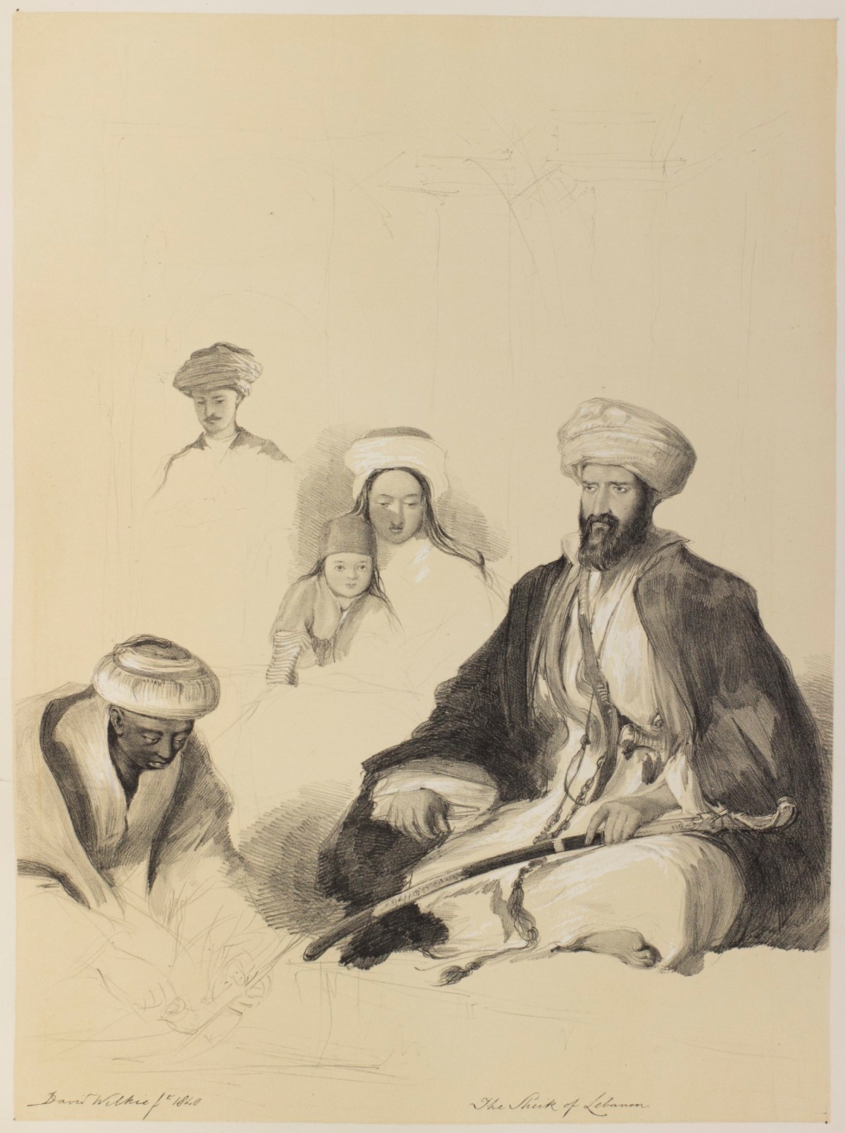 Sir David Wilkie RA, The Sheik of Lebanon