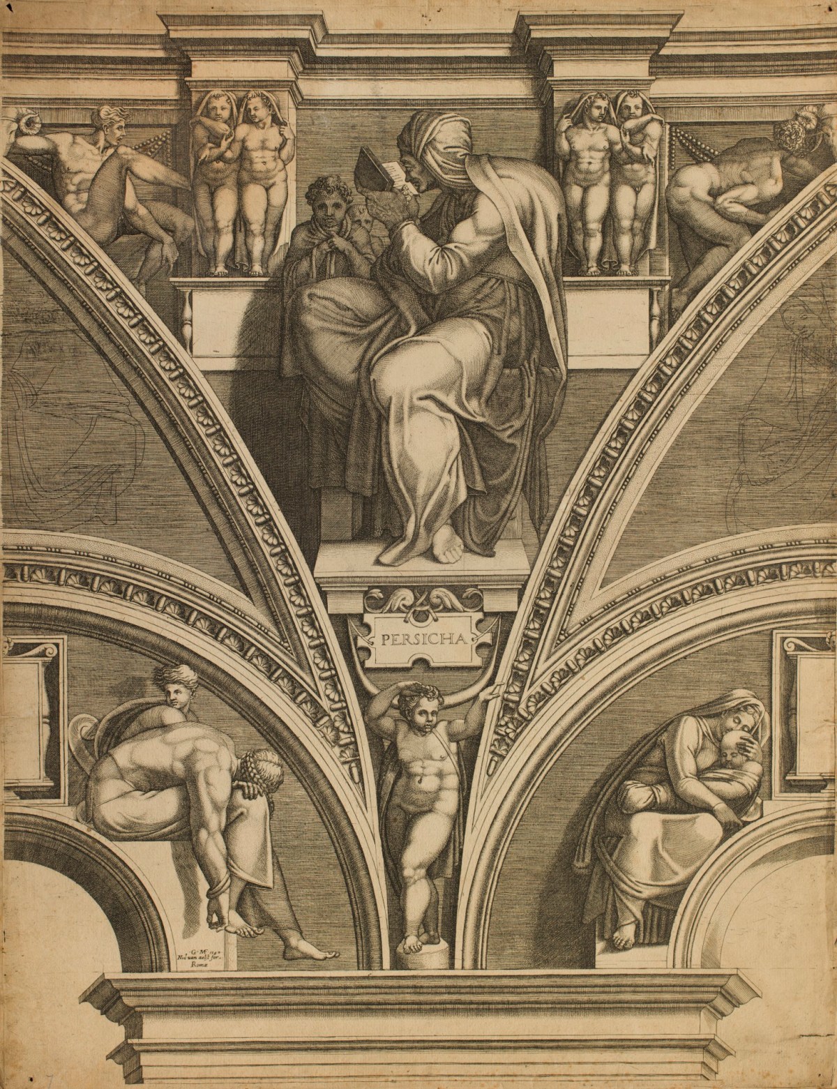 Michelangelo Buonarroti, The Persian Sibyl