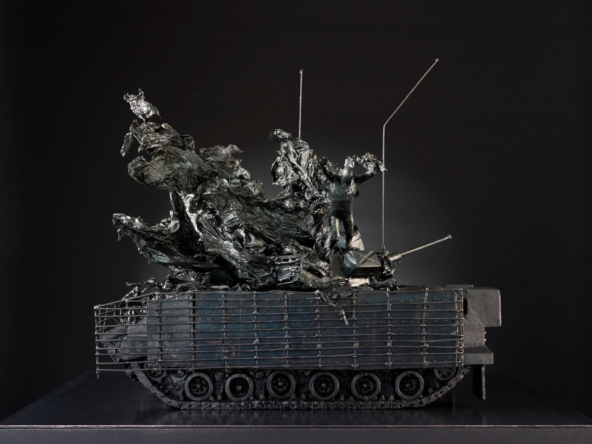 Tim Shaw RA, Tank on Fire (version 2)