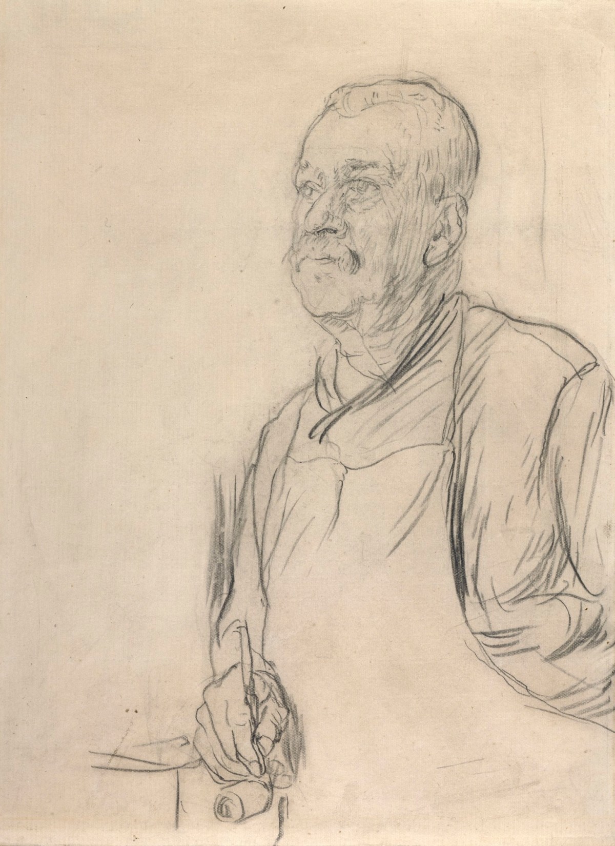 Pencil Drawing Of Elderly Working Man Works Of Art Ra