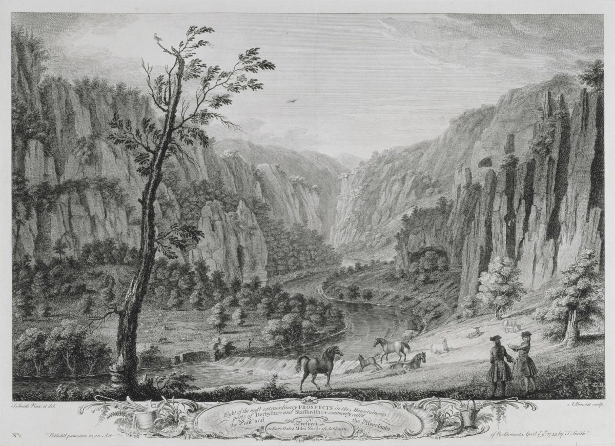 Thomas Smith of Derby, A Prospect in Dove-Dale 3 Miles North of Ashbourn