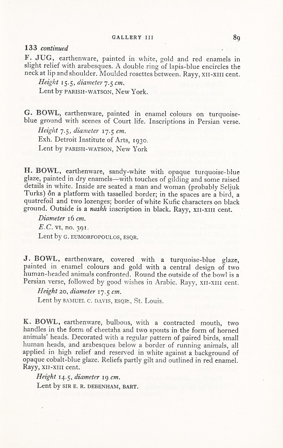 Page 117 of 1931 - International Exhibition of Persian Art