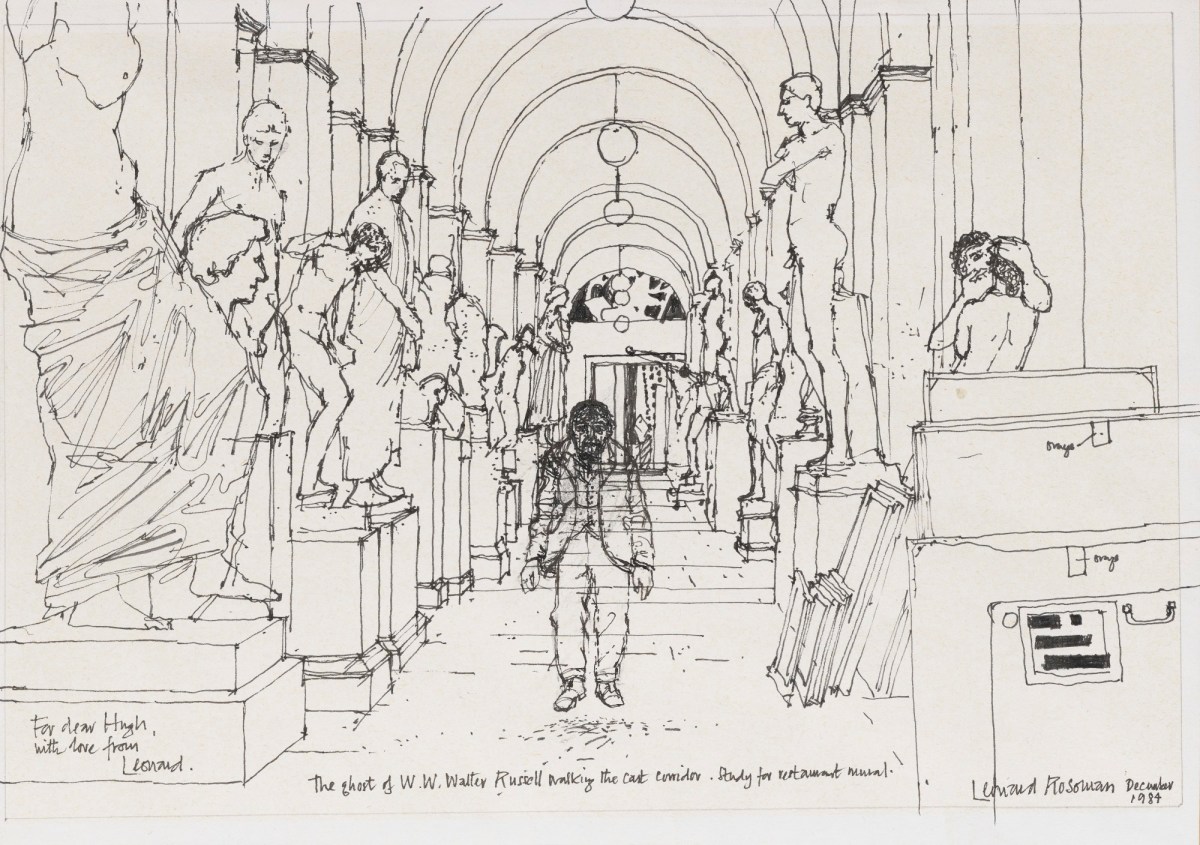 Leonard Rosoman RA, Study for Upstairs and Downstairs