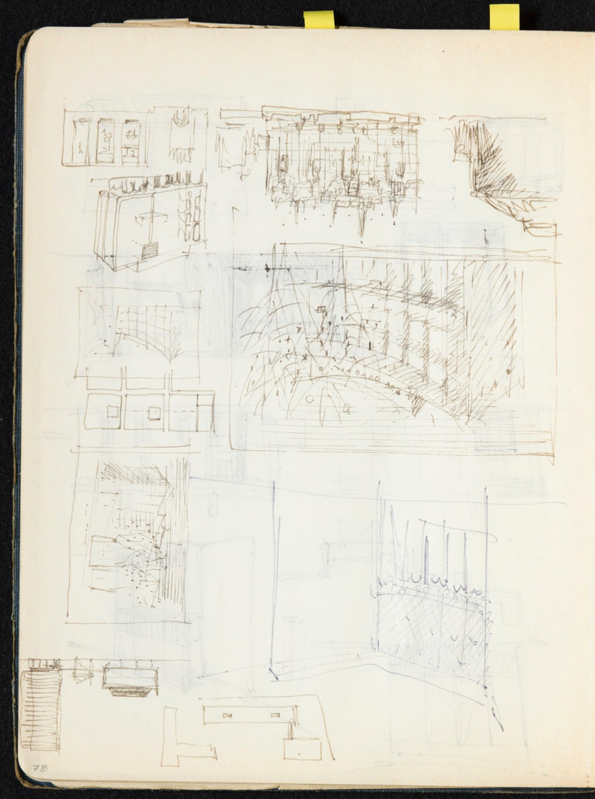 Sir Hugh Casson PRA, Britannia and Glyndebourne sketchbook