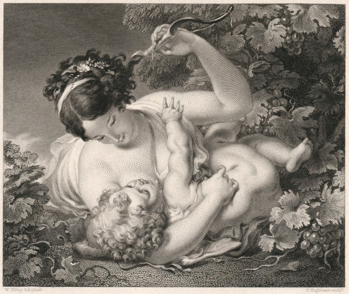William Hilton RA, Cupid and the Nymphs