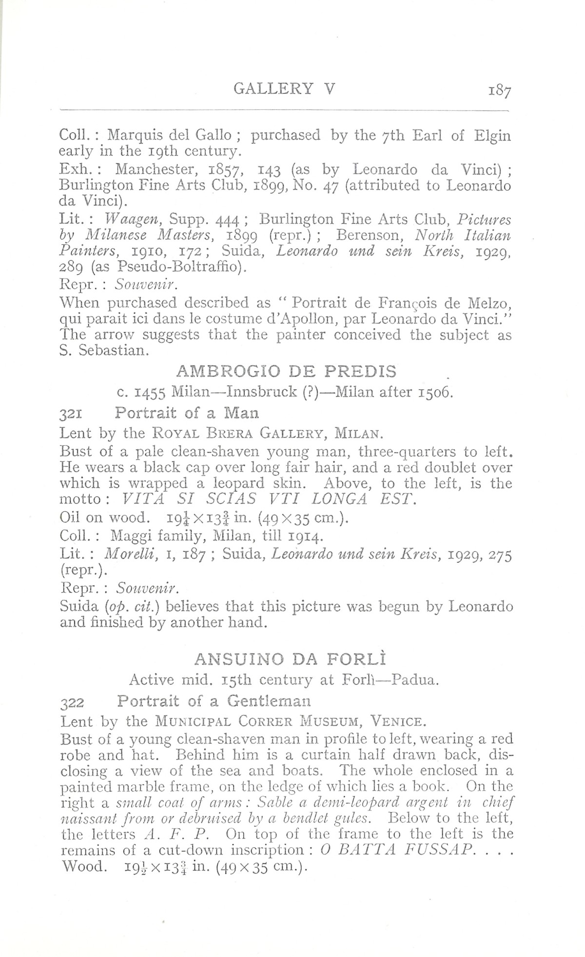 Page 191 of 1930 - Exhibition of Italian Art 1200-1900