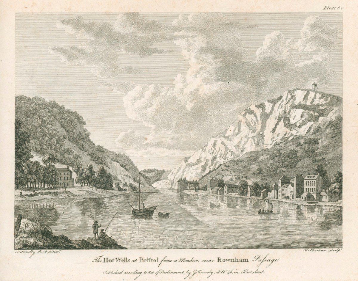 Paul Sandby RA, The Hot Wells at Bristol from a Meadow near Rownham Passage