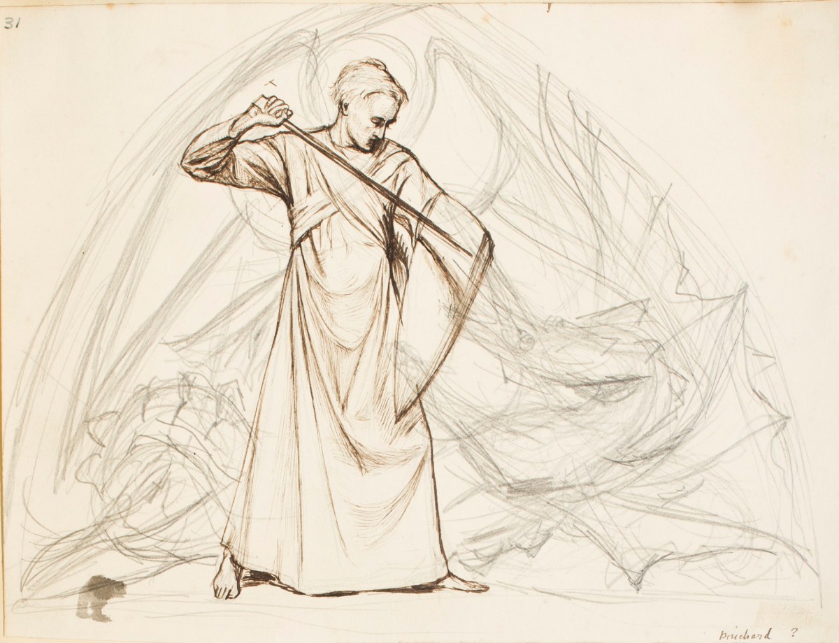 Henry Hugh Armstead RA, St. George and the Dragon