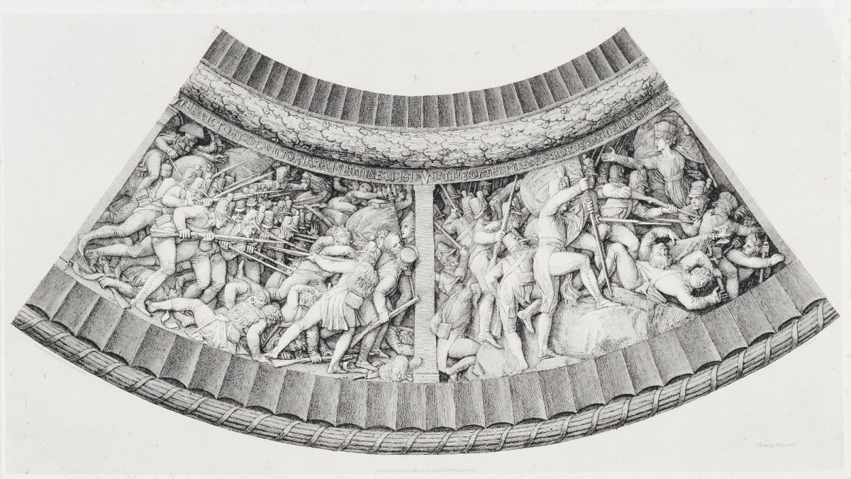 Thomas Stothard RA, Segment of the frieze of the Wellingon Shield (6)