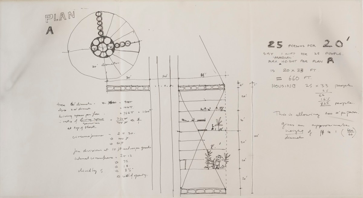 Drawing exploring population density in a tower block | Works of Art ...