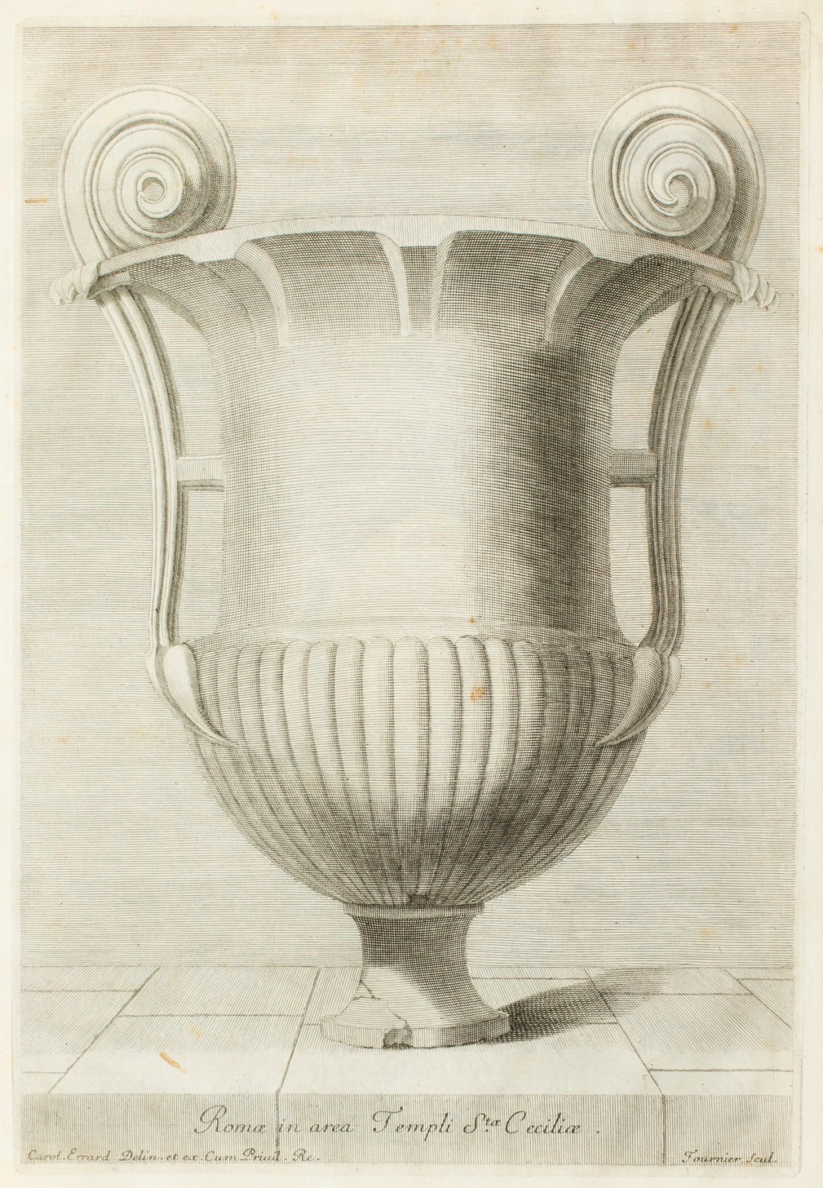Charles Errard le fils, Vase with scroll handles.