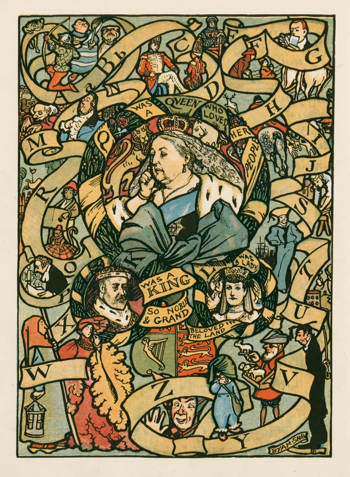 J. Byam Shaw, 'Q was a Queen who loved her people ...'