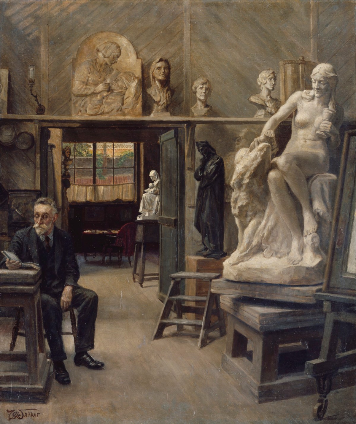 Arthur George Walker RA, Cedar Studios