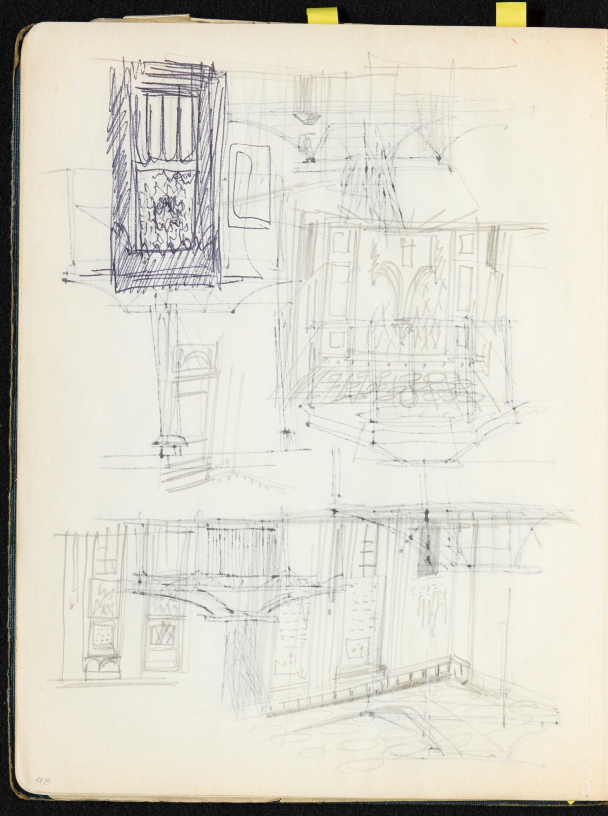 Sir Hugh Casson PRA, Britannia and Glyndebourne sketchbook