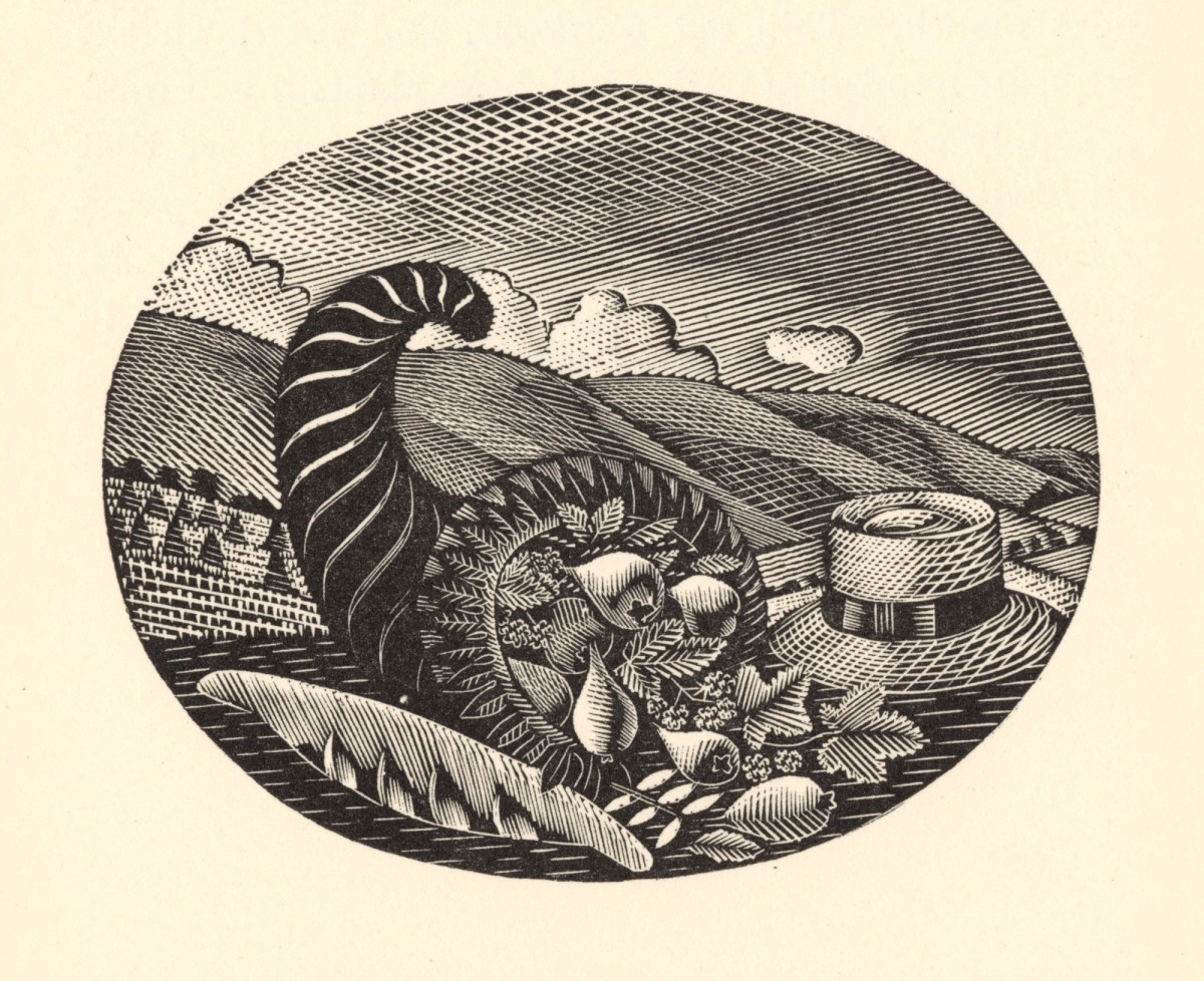 Eric Ravilious, The Kitchen Garden in July