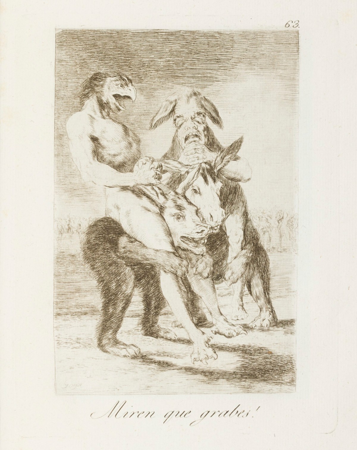 Francisco Goya, 'Miren que grabes!'